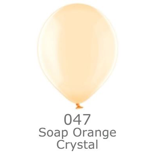 Куля повітряна BELBAL кристал 047 Льодяник помаранчевий Вubble orange 12"(30см)