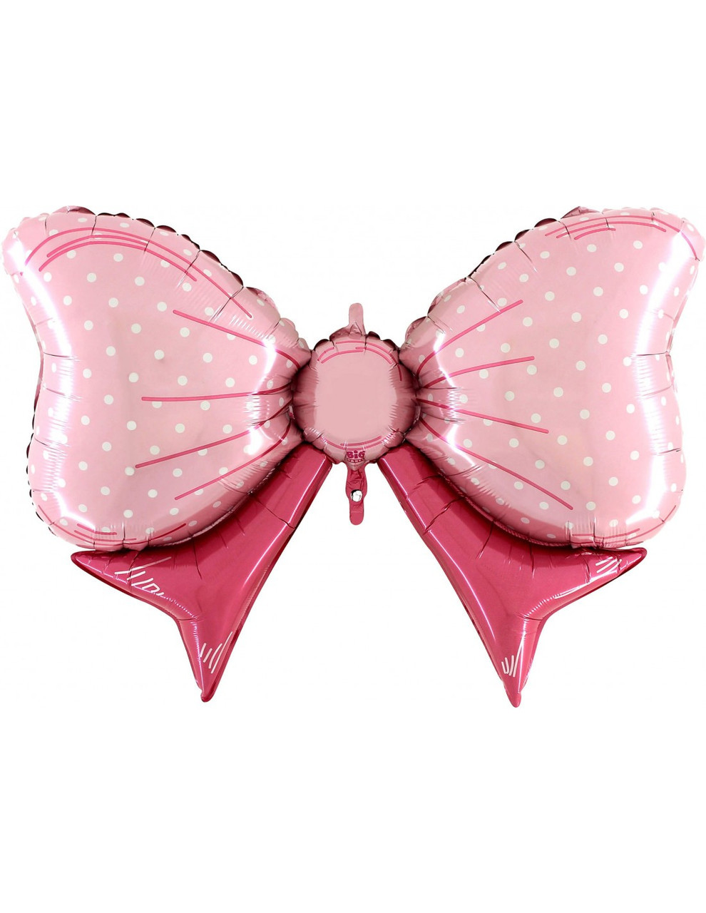 Фольгована куля Бант рожева, 60*88 см