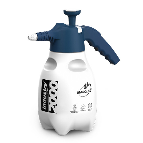 Обприскувач ручний помповий Marolex 2 л Industry Ergo Alka Line [Оригінал] для лужного середовища
