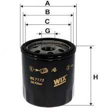 Фільтр масляний WIX Filters WL7172 ОР618, фото 1