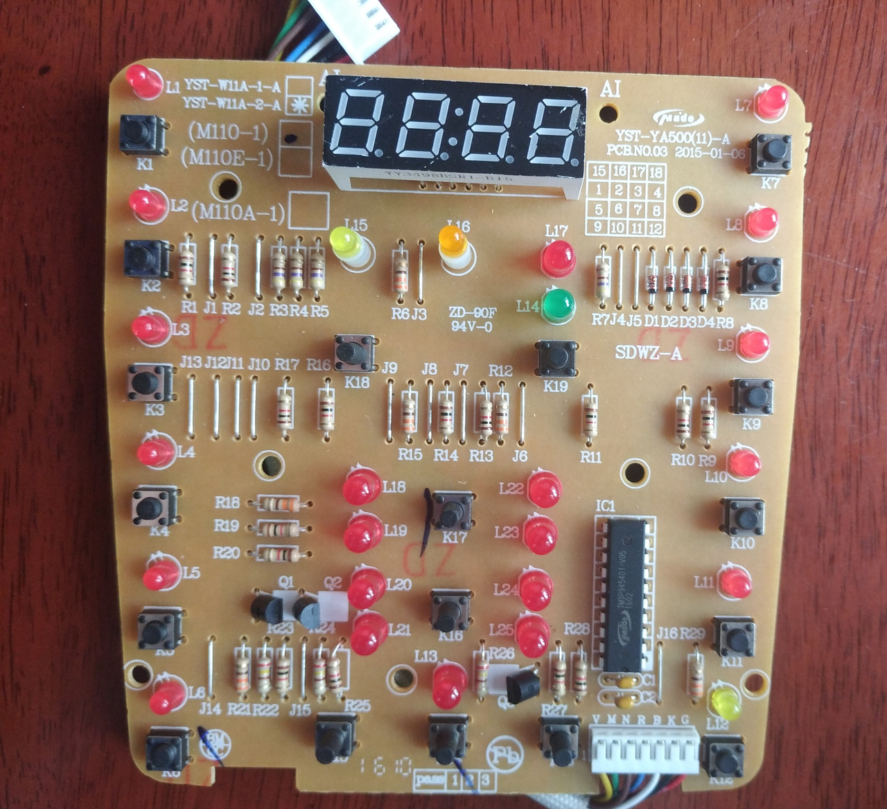 Плата керування для мультиварки Redmond RMC-M110 yst-w11a-1-a