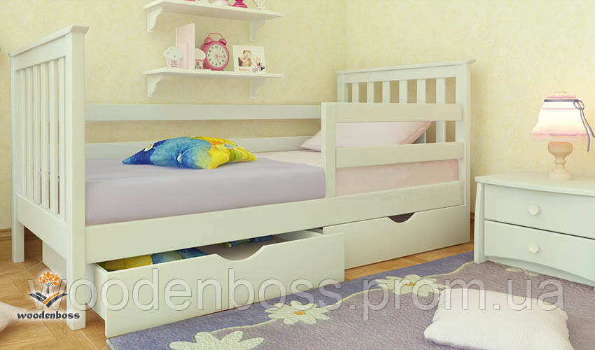 Ліжко дитяче підліткове від "Wooden Boss" Аріана Екстра (спальне місце: 80 см х 190/200 см)