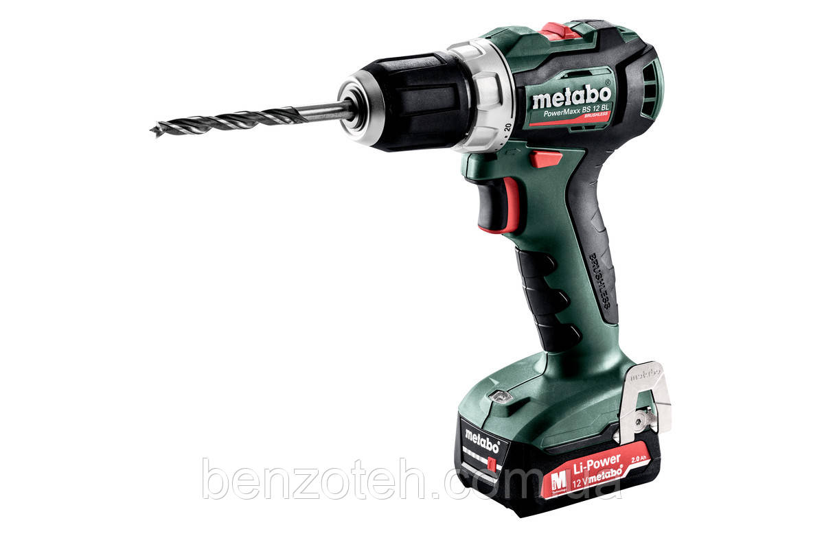 Шуруповерт акумуляторний Metabo PowerMaxx BS 12 BL