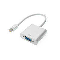 Адаптер-перетворювач STLab U-999 Mini DisplayPort Male - VGA Female, 1080P для Apple Mac, білий