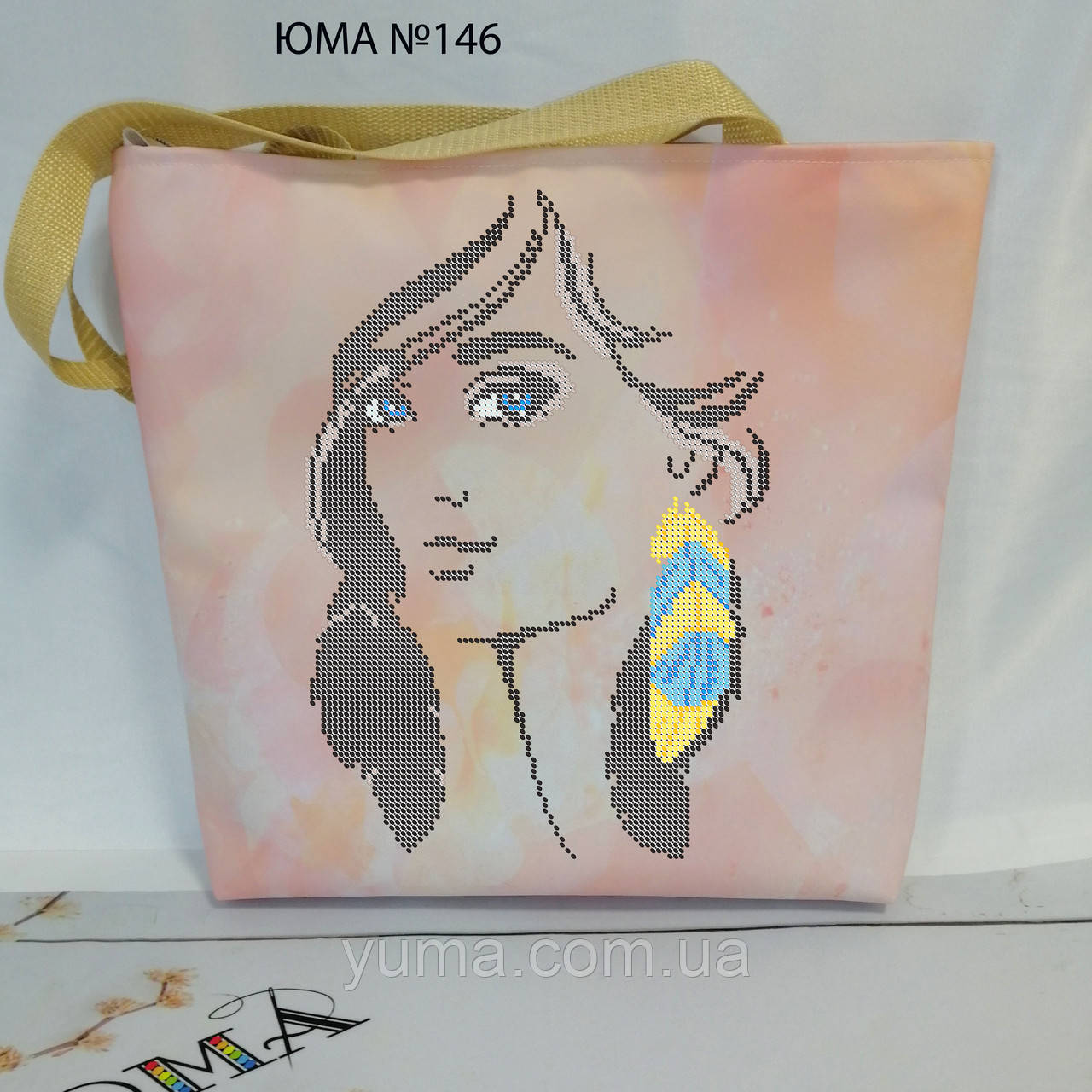 Сумка під вишивку бісером