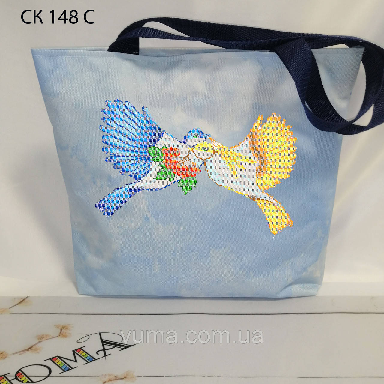 Сумка під вишивку бісером, фото 1