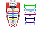 Дитячі шнурочки. Силіконові шнурки для дитячого взуття. Красиві кольорові гумові шнурки для дітей, фото 4