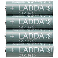 LADDA ЛАДДА Батарейка акумуляторна, HR06 AA 1.2В2450 мА/г