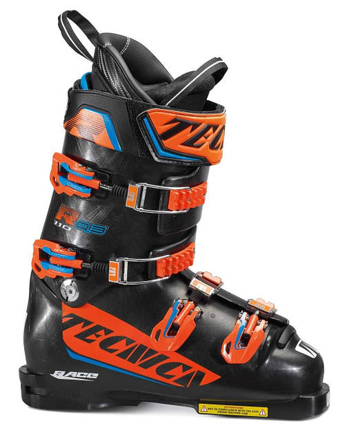 Черевики гірськолижні Tecnica R9.3 110 Race Botas 42 (27 cм) Чорний з помаранчевим, фото 1