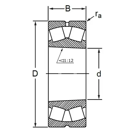 Підшипник 113516 (22216MBKW33) ГПЗ-34 80*140*33, фото 2