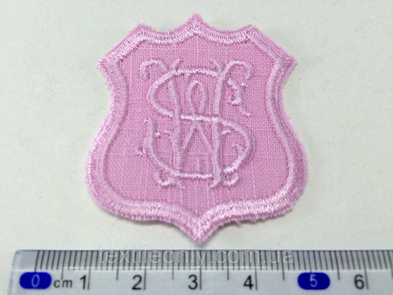Нашивка west side 45х50 мм колір бузковий