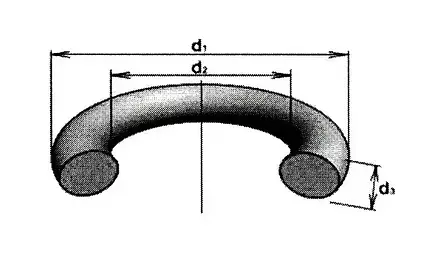 Кільце ущільнююче 320*330*58 (330*5.7) JIM (YJM), фото 2