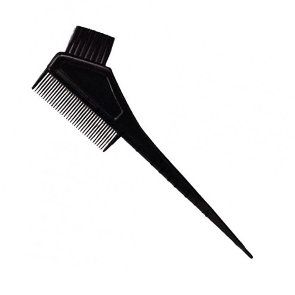 Пензлик для фарби з гребінцем Hairway, чорна