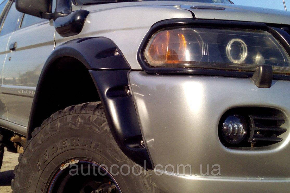 Розширювачі колісних арок Mitsubishi Pajero Sport 1998-2004 г. Мітсубісі Паджеро Спорт, фото 1