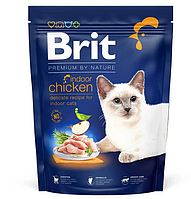 Brit Premium by Nature Cat Indoor Корм для кошек с курицей 0.300 кг
