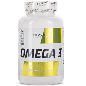 Вітаміни омега 3 Progress Nutrition Omega 3 (90 капсул.), фото 1