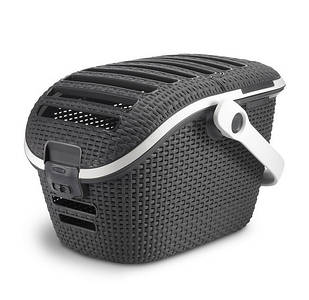 Дорожня переноска пластикова для тварин Curver 00616 чорний, з ручкою