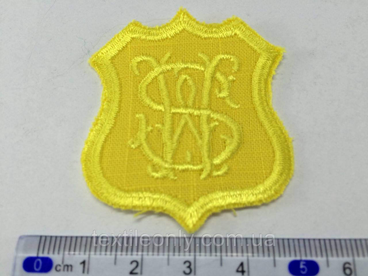 Нашивка west side 45х50 мм колір жовтий