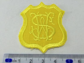 Нашивка west side 45х50 мм колір жовтий