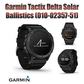 Смарт- годинник  Garmin Tactix Delta Solar Ballistics (010-02357-51) з балістичним калькулятором
