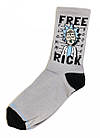 Набір шкарпеток ONE SIZE демісезонна висока резинка в подарунковій коробці (5 пар) №68 RIK TA MORTI dark BOX 30032950, фото 3
