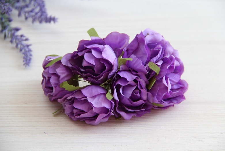 Еустома букет, фіолетова 30 шт.