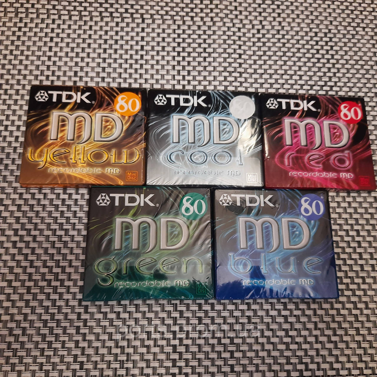 Минидиск MiniDisc TDK color 80 MD цифровой магнитооптический носитель информации - фото 2 - id-p1608727867