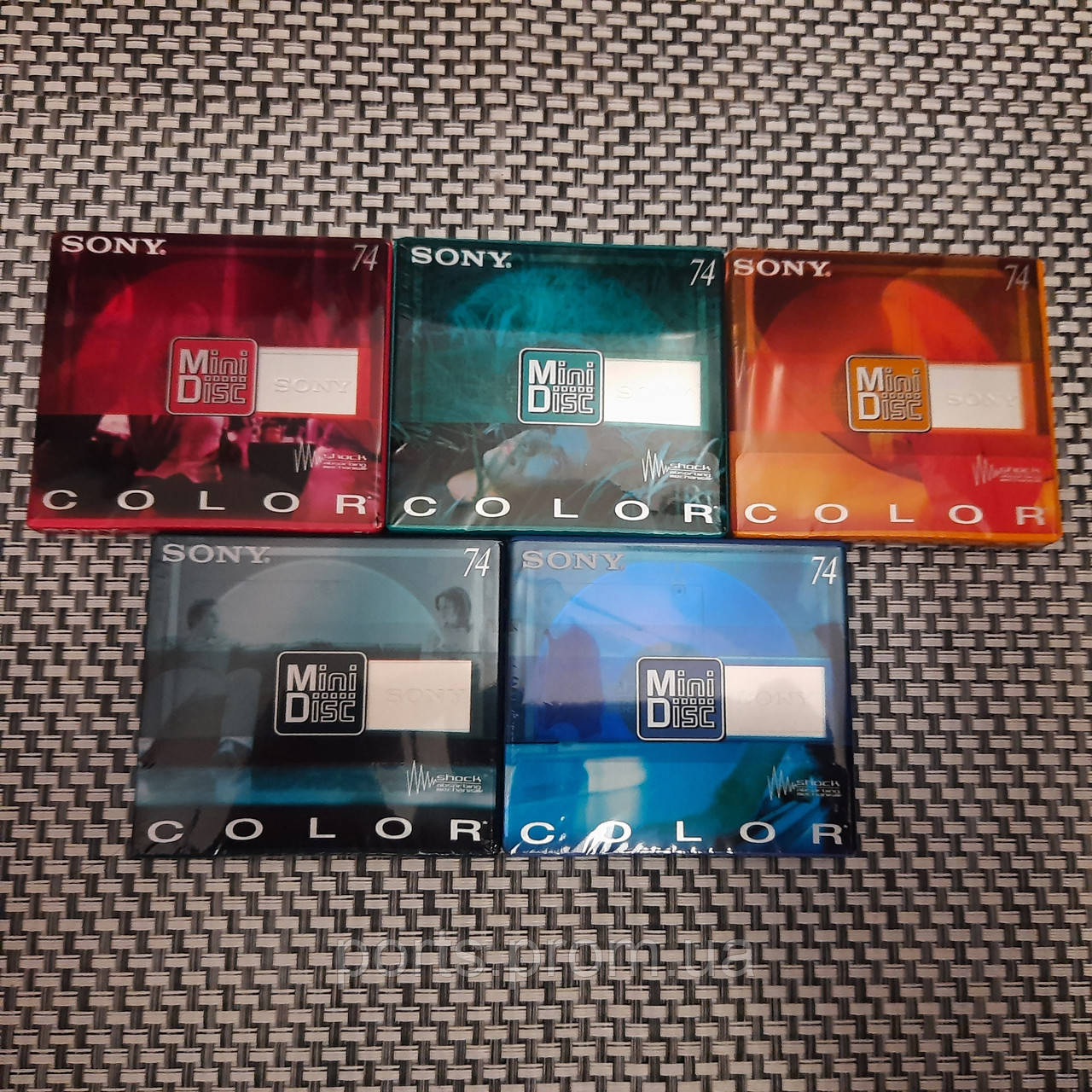 Минидиск MiniDisc Sony 74 color MD цифровой магнитооптический носитель информации - фото 2 - id-p1608728786