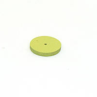 Резинка полировальная силиконовая диск зеленая