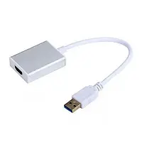 Переходник Dynamode USB3.0-HDMI USB (тато) - HDMI (мама) White