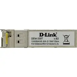 SFP-трансивер D-Link JN63330T/10KM 1x1000Base-BX-D, WDM, SM, 10км