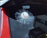 3D Наклейка Від Тріщин У Лобовому Склі Бейсбольний М'яч На Скло Автомобіля Наклейка Для Тріщин