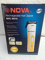 Чоловіча акумуляторна машинка для стриження волосся Rechargeable Hair Clipper Nova NHC — 8870