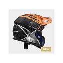 Мотошолом LS2 MX437 fast core black orange, фото 5