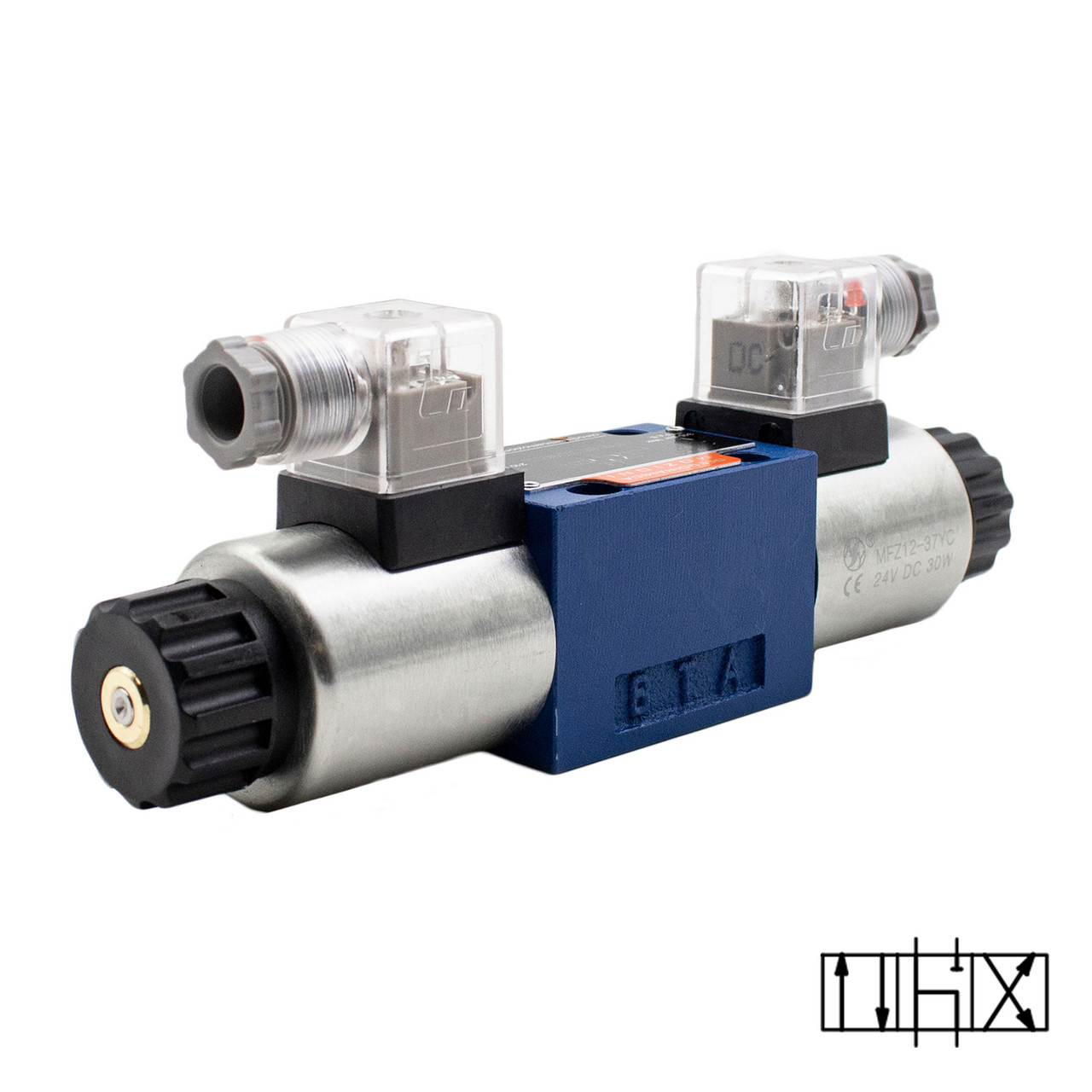 Гідророзподільник 4WE6F-6XCG24N9Z5L (ДУ6, схема F)