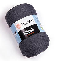 YarnArt Ribbon 758 темно-серый меланж