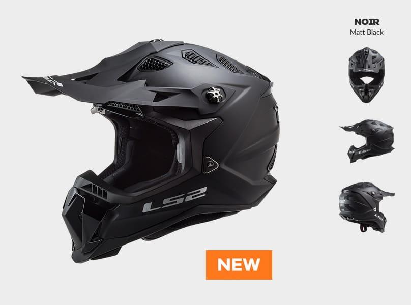 Мотошолом LS2 MX700 subverter evo noir matt black, фото 1