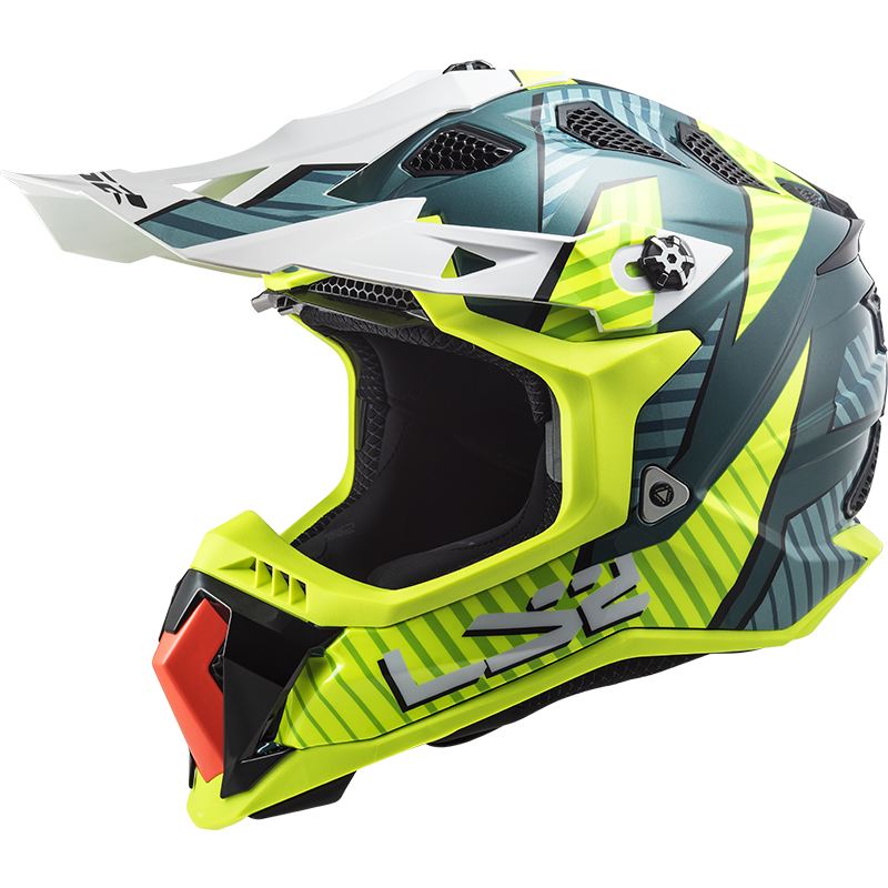 Мотошолом LS2 MX700 subverter evo astro cobalt h-v yellow