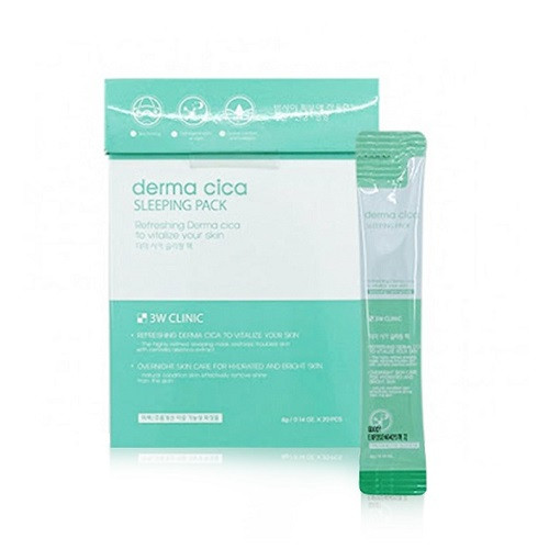 3W Clic Derma Cica Sleeping Pack відновлена нічна маска з тецентеллою