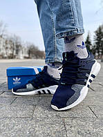 Чоловічі кросівки Adidas Equipment EQT Адідас Сині з білою Маломірять! РОЗМІР 42 (26,4см)