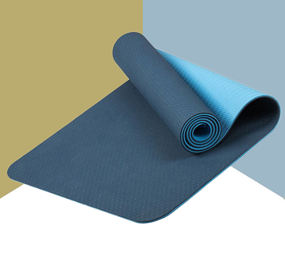 Йога мат (коврик для фитнеса и йоги) Плотный спортивный коврик (каремат) yoga mat (A/S) - фото 1 - id-p1608851450