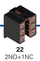 Запасной контакт к концевым выключателям 2NO+1NC медленное действие, VF B22 Pizzato Elettrica
