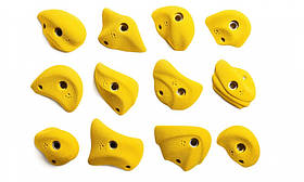 Комплект зачепів Ukrholds Set M6 для скеледрому, 12 деталей, кольорові