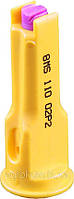 Распылитель инжекторный двухфакельный ветроустойчивый 8 м/с | 8MS110P2 AGROPLAST 02 жовтий