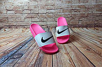 Жіночі шльопанці Nike (рожеві) 659 літні тапочки найк, останній 37 розмір