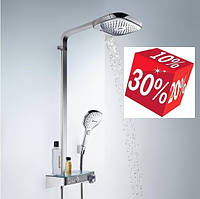 Душевая система с термостатом Hansgrohe Raindance Select E 300 3jet Showerpipe 27127000