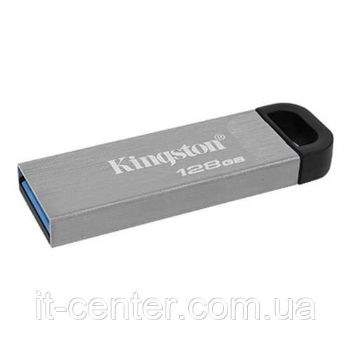 Флеш-накопичувач USB3.2 128GB Kingston DataTraveler Kyson Silver/Black (DTKN/128GB)