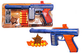 Дитячий пістолет "М60" з поролоновими патронами на блістері