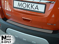 Накладка на бампер Opel Mokka 2013- без загиба NataNiko