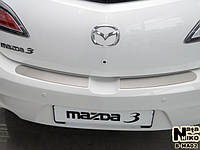 Накладка на бампер Mazda 3 II 5D 2009- без загиба